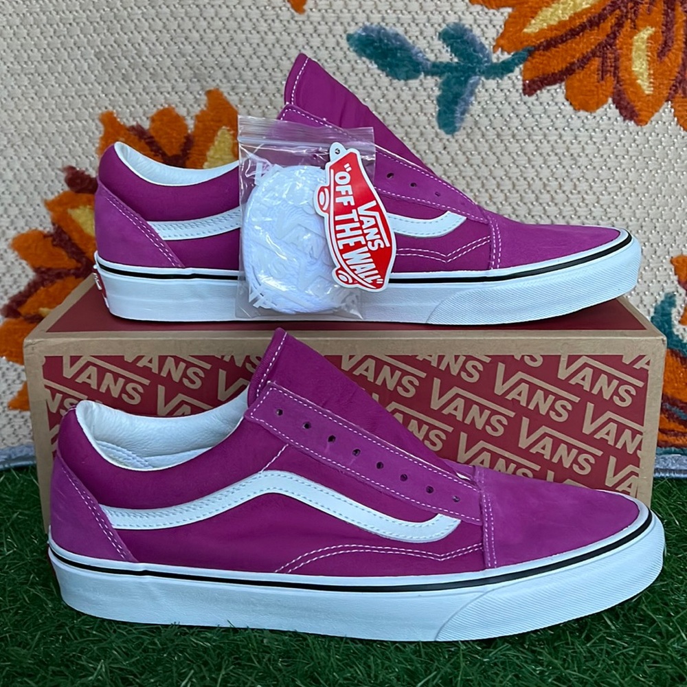 Vans •Old School Fuchsia Red/True White Men’s sneakers - Picture 1 of 16